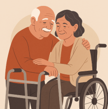 Couple with disabilities 